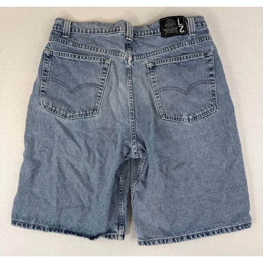 Vintage 90's Levi's L2 Jorts Men's Size‎ 34 Jean Shorts Baggy Fit Skater Denim